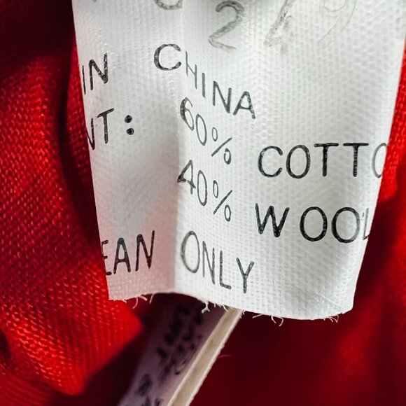 Vintage Needlepoint Disney Christmas Stocking -Kurt Adler Mickey Mouse with Tree - Picture 7 of 9